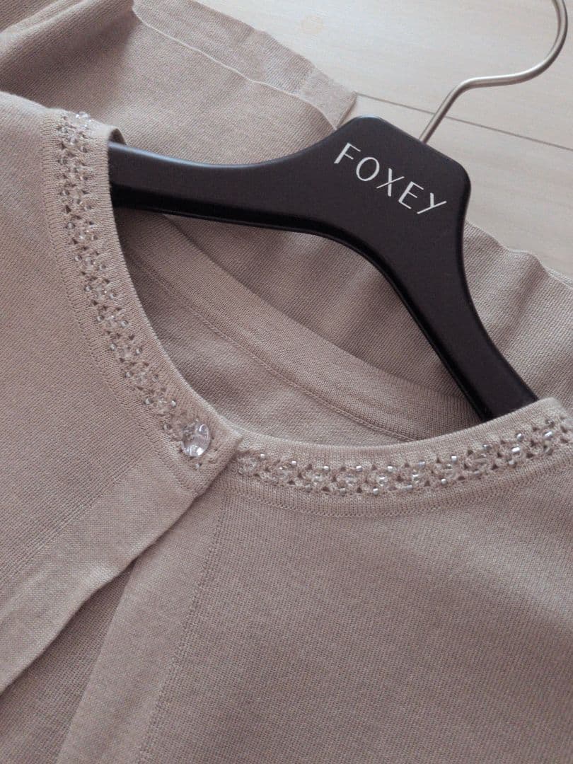 FOXEY フォクシー　カシミヤシルク　カーディガン　38
