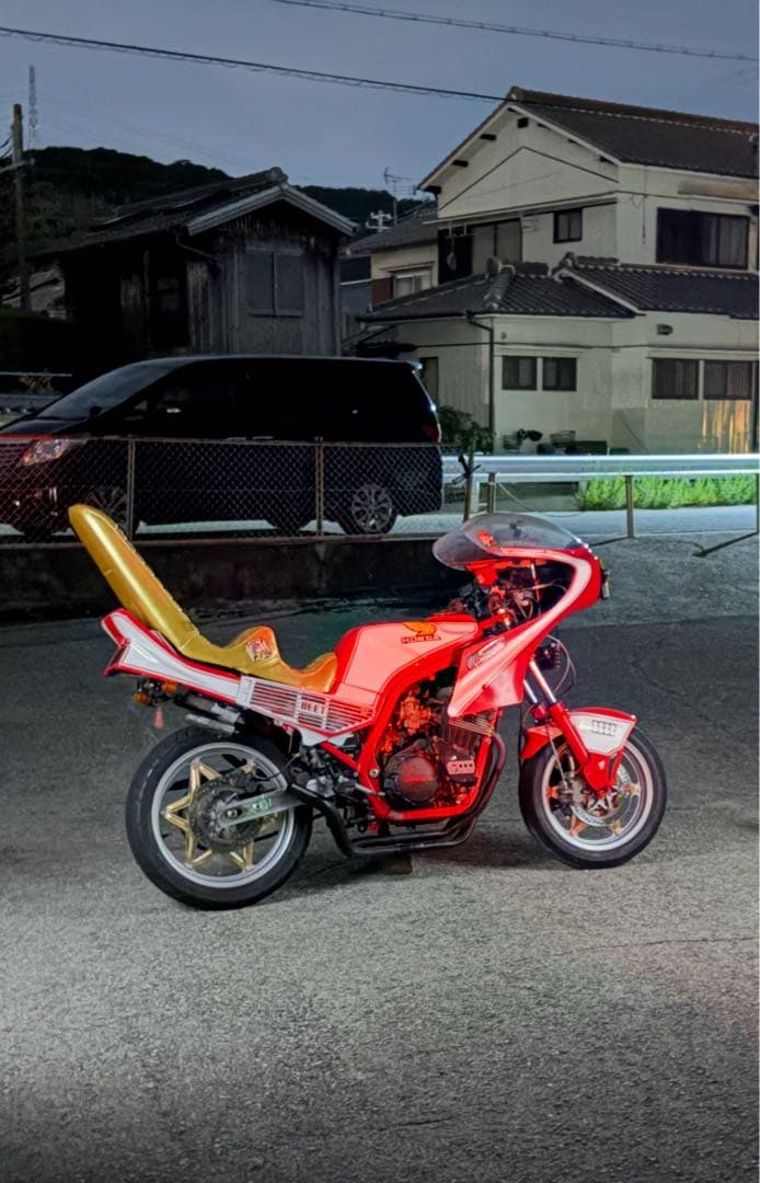 cbr400fラクダ3段大川シート
