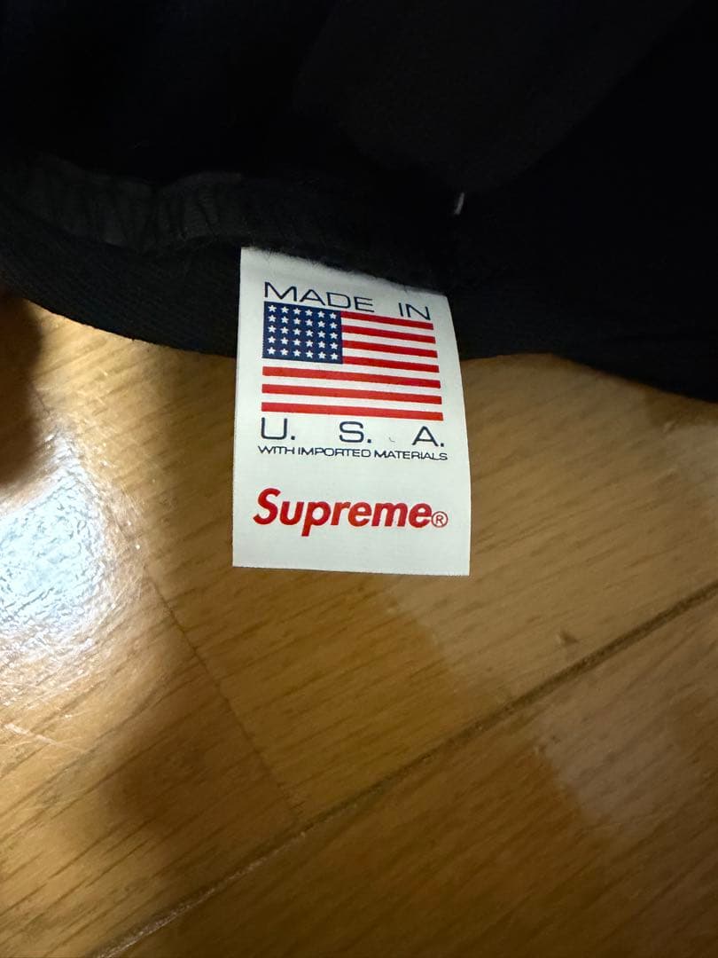 SUPREME woolcap Sロゴ