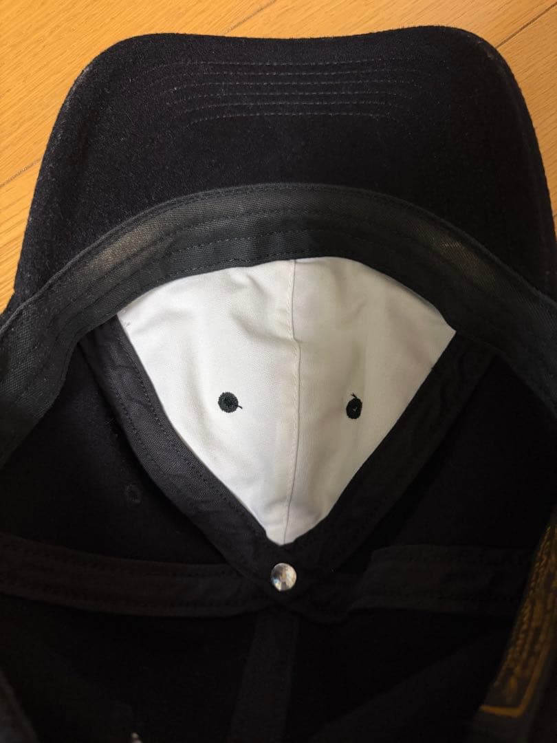 SUPREME woolcap Sロゴ