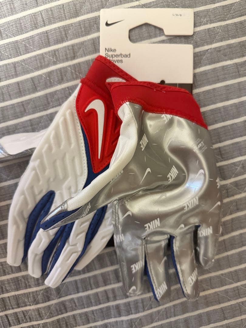 NIKE アメフトグローブ　SUPERBAD Lサイズ