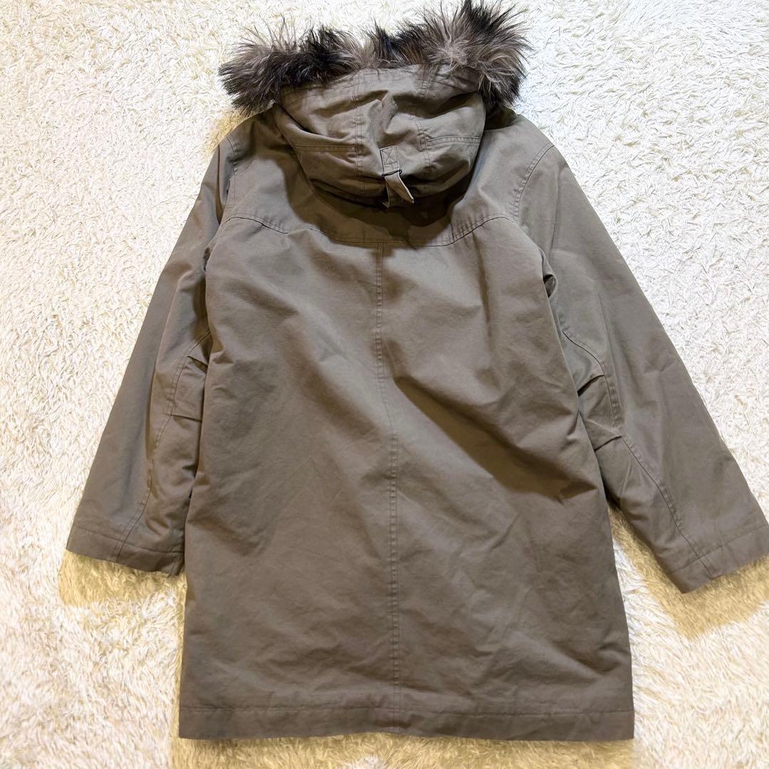 【美品✨SILAS✨️ピンバッジ付き】 モッズコート ファーフード ボア M