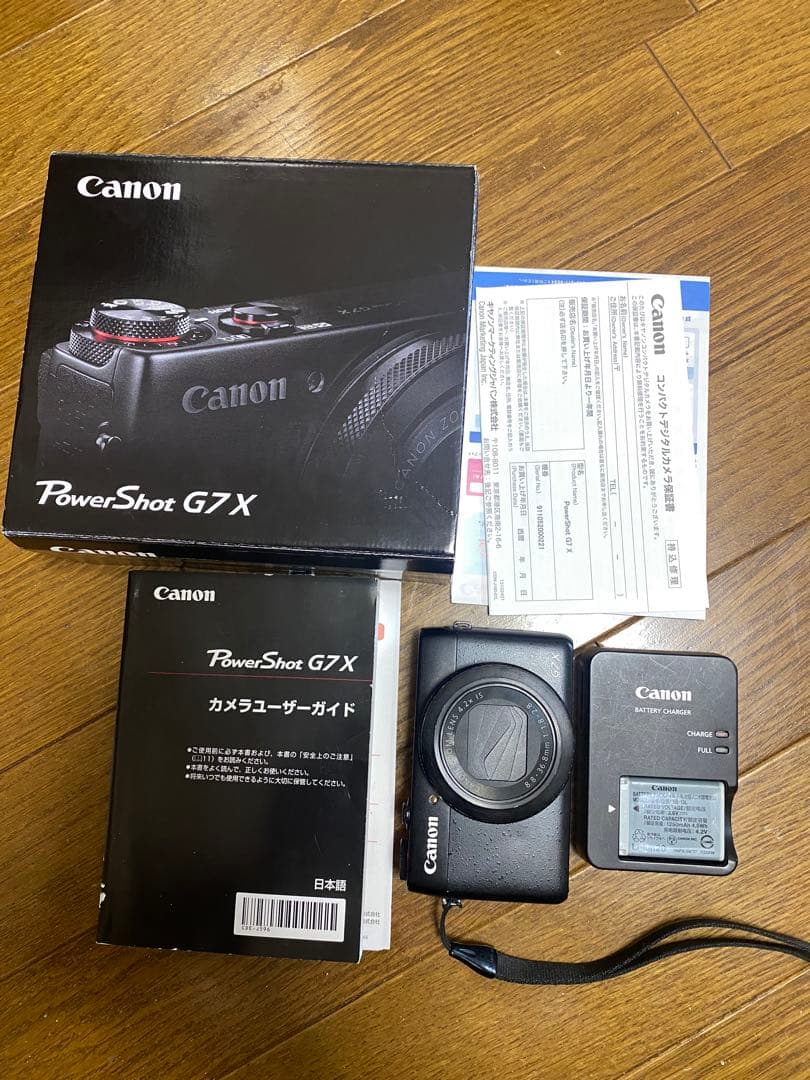 Canon PowerShot G7 X 本体と付属品