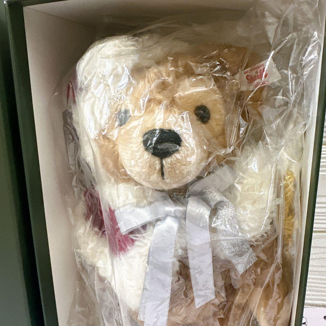 ダッフィー　クリスマス　シュタイフ　ぬいぐるみ　ディズニーシー