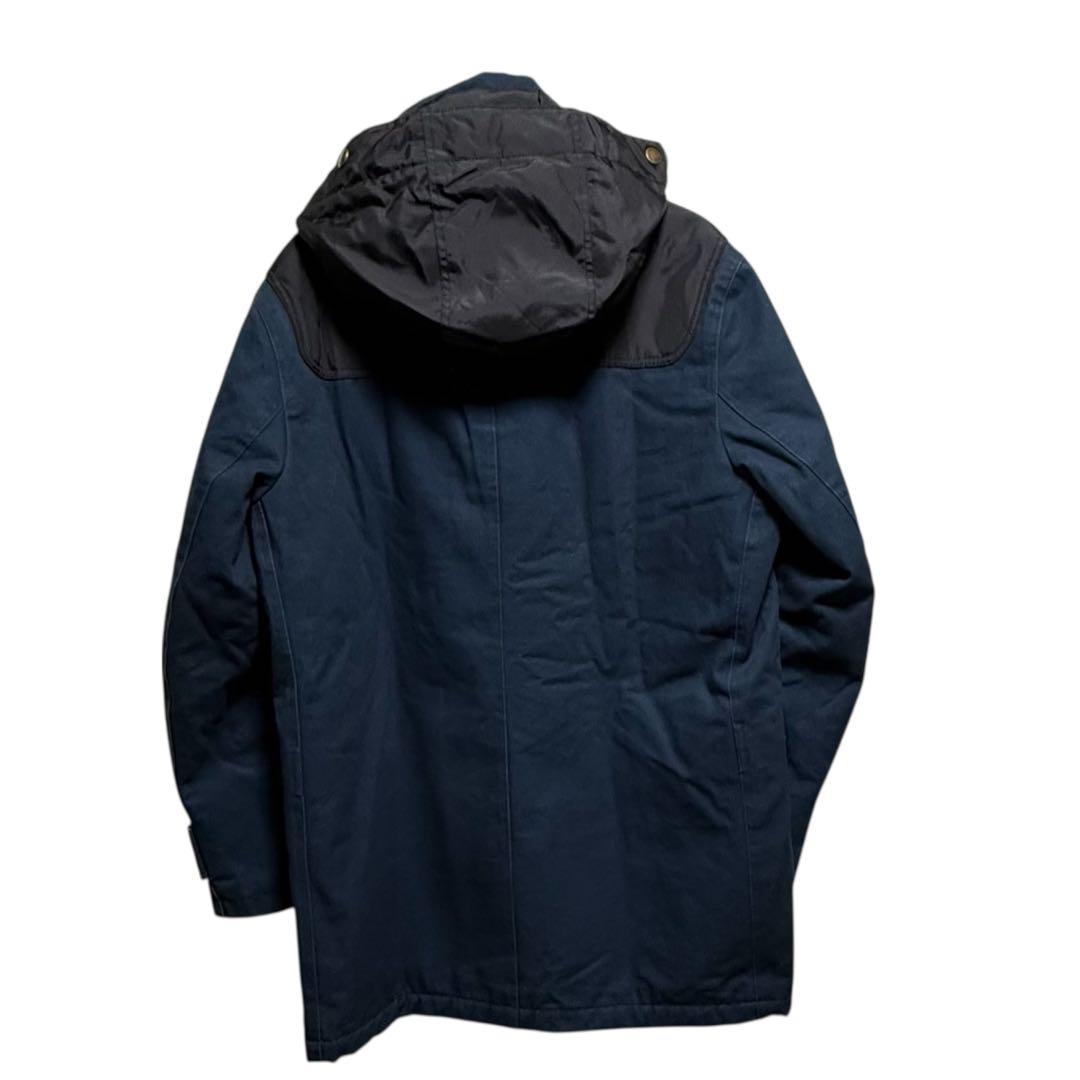 タカさん美品 BURBERRY ダッフルコート L ネイビー チェック柄