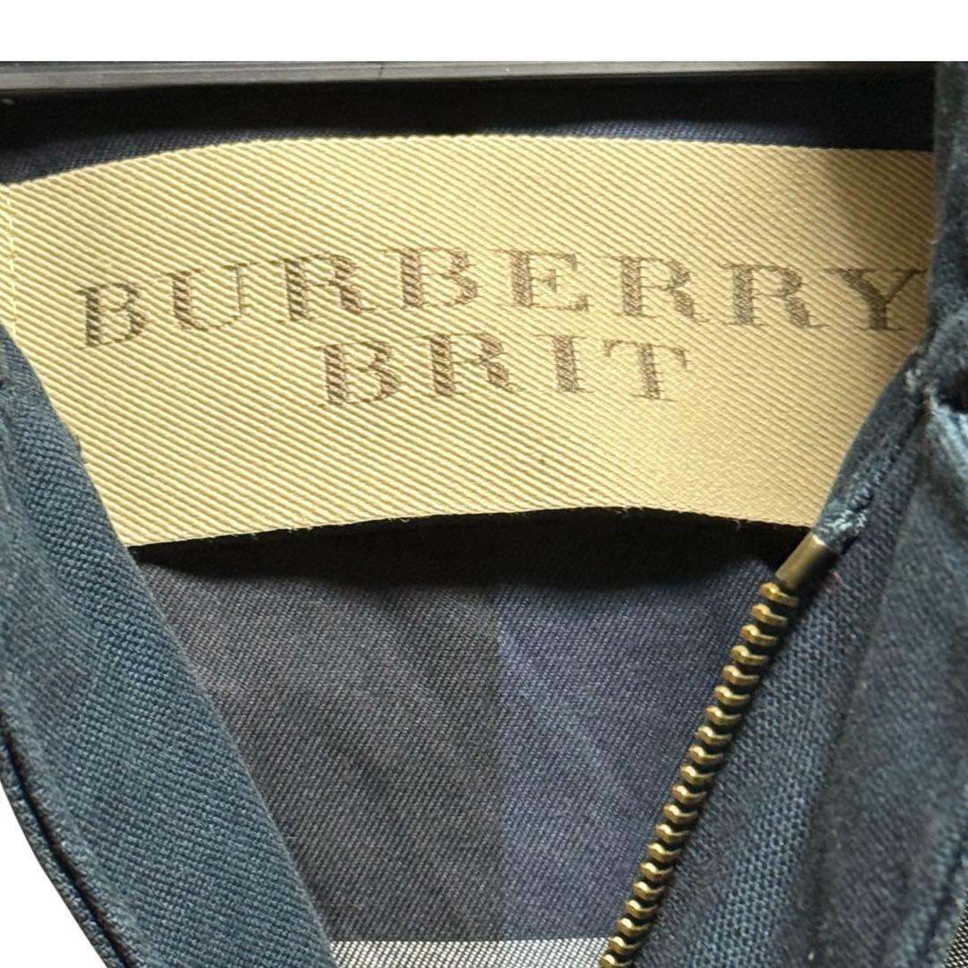 タカさん美品 BURBERRY ダッフルコート L ネイビー チェック柄