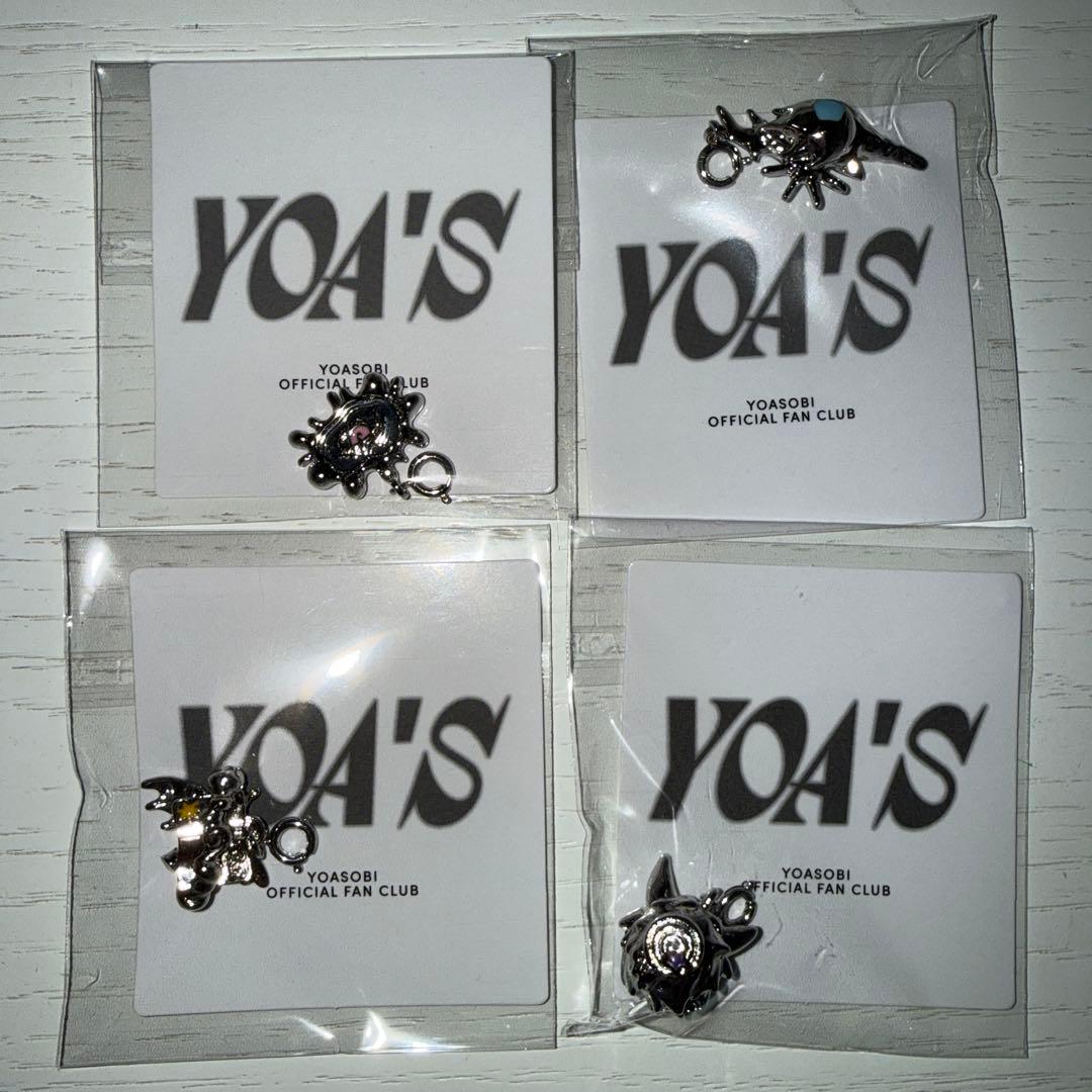 る*る様 YOASOBI YOA'S FC 継続特典　チャーム　4種コンプセット