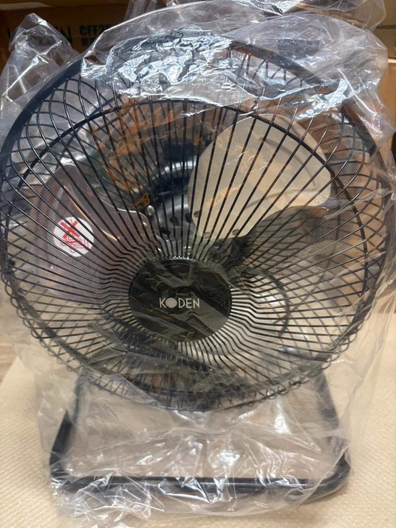 新品未使用 広電 業務用扇風機ミニ 25cm 据置き型 上下左右360°