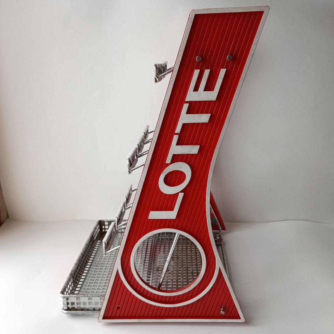 LOTTE ディスプレイスタンド 赤