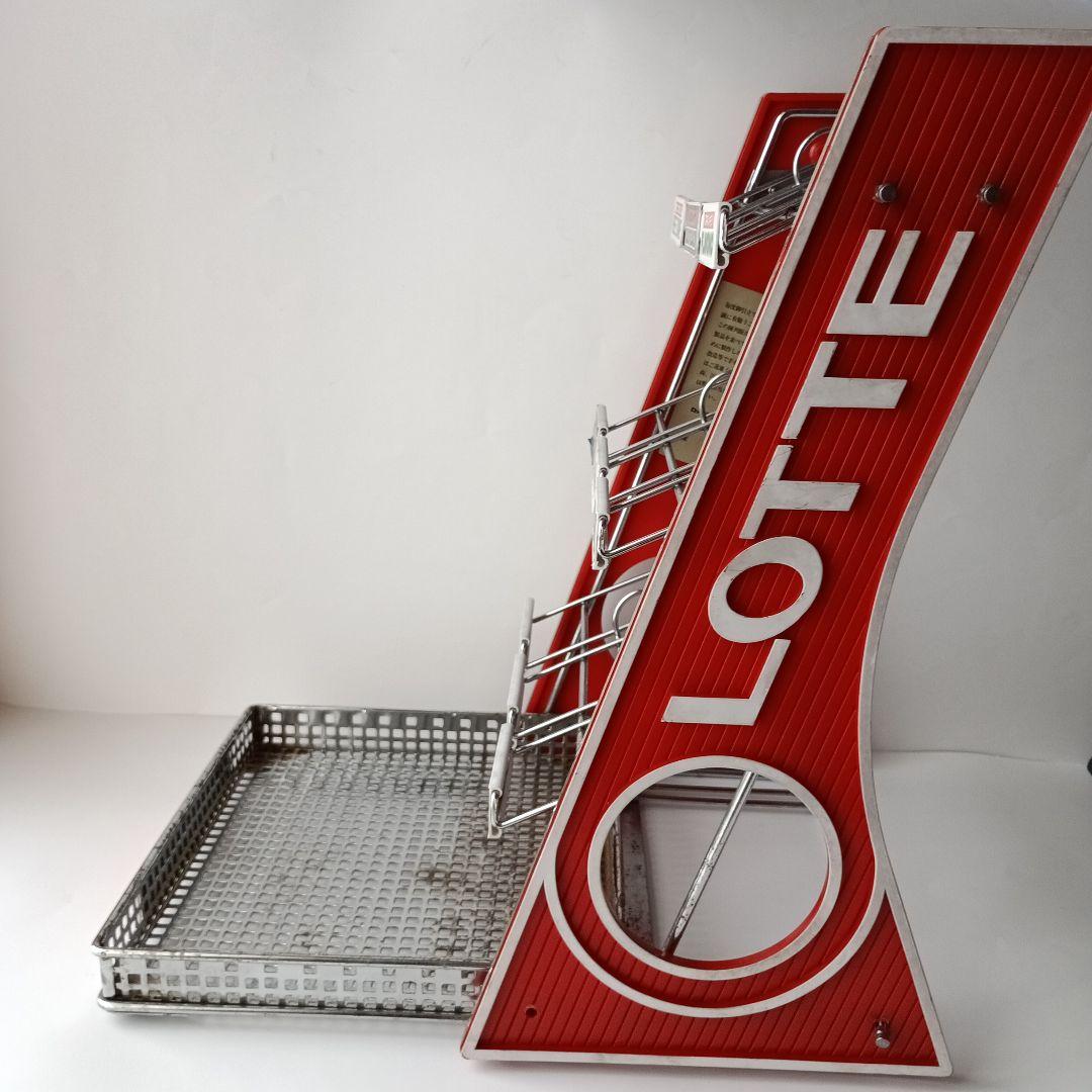LOTTE ディスプレイスタンド 赤