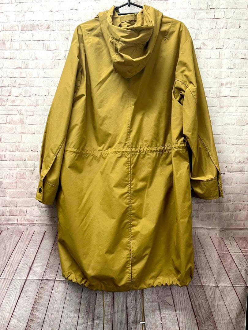 極美品　A.P.C. 　リップストップモッズコート　XS　ナイロン　カラシ