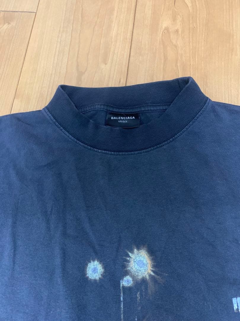 新品未使用バレンシアガ　フォトTシャツ　グラフィック　パーカー　スウェット