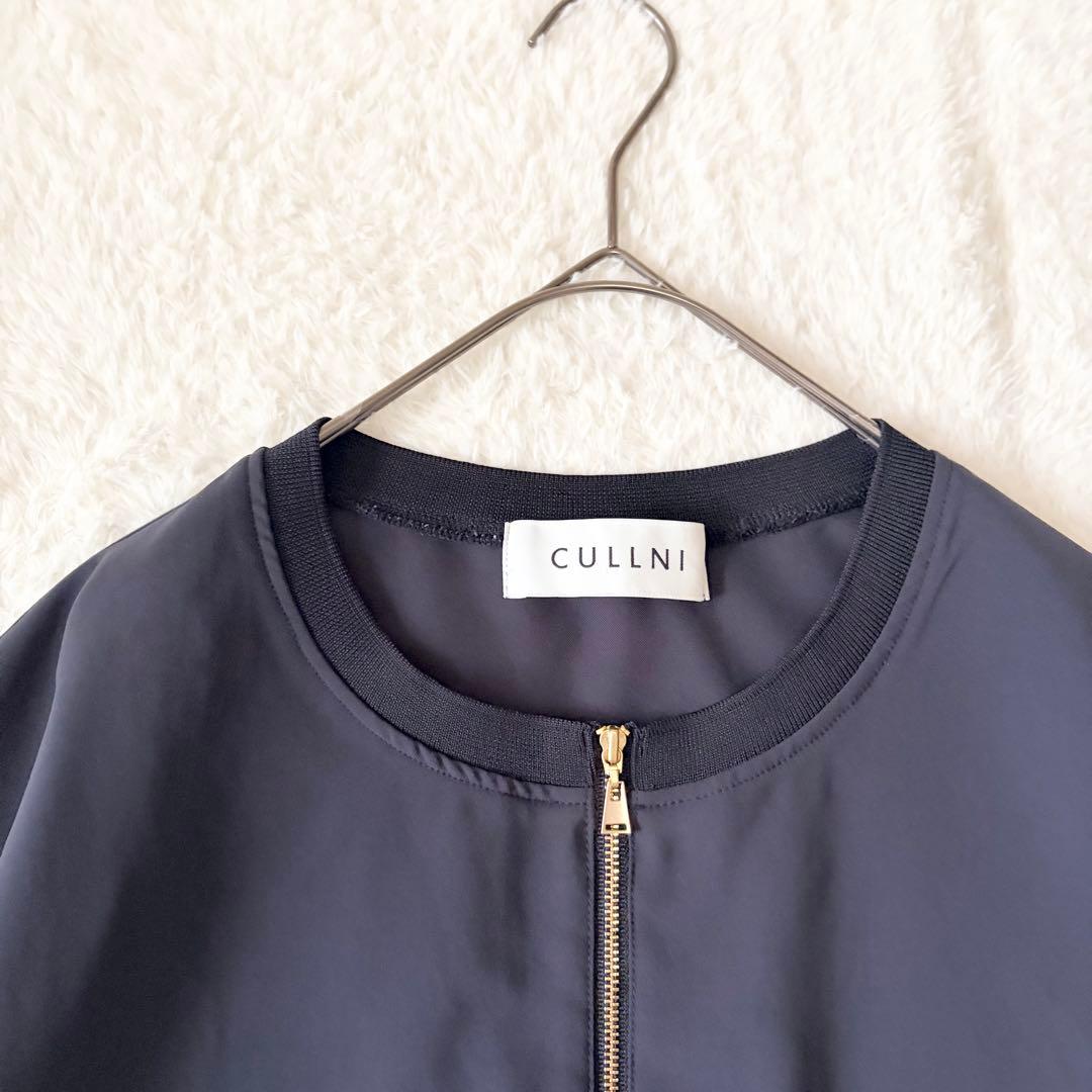 1479 美品✨ クルニ 24ss ハーフZIPバイカラー プルオーバー 2