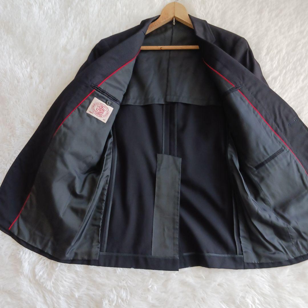 美品✨J.PRESS テーラード 紺ブレ 赤パイピング 金ボタン ネイビー L
