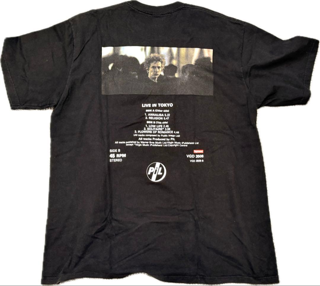 ステッカーおまけ　Supreme × PiL Tee XL
