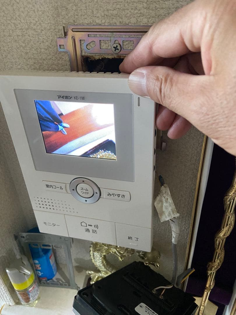 アイホン　インターホン　テレビドアホンKE-1M