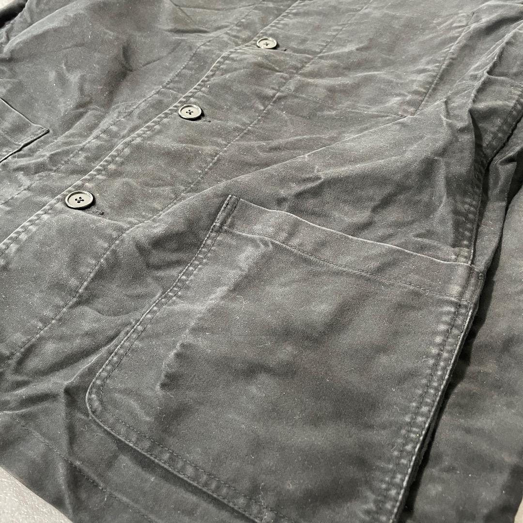 60s ブラックモールスキン フレンチワークジャケット