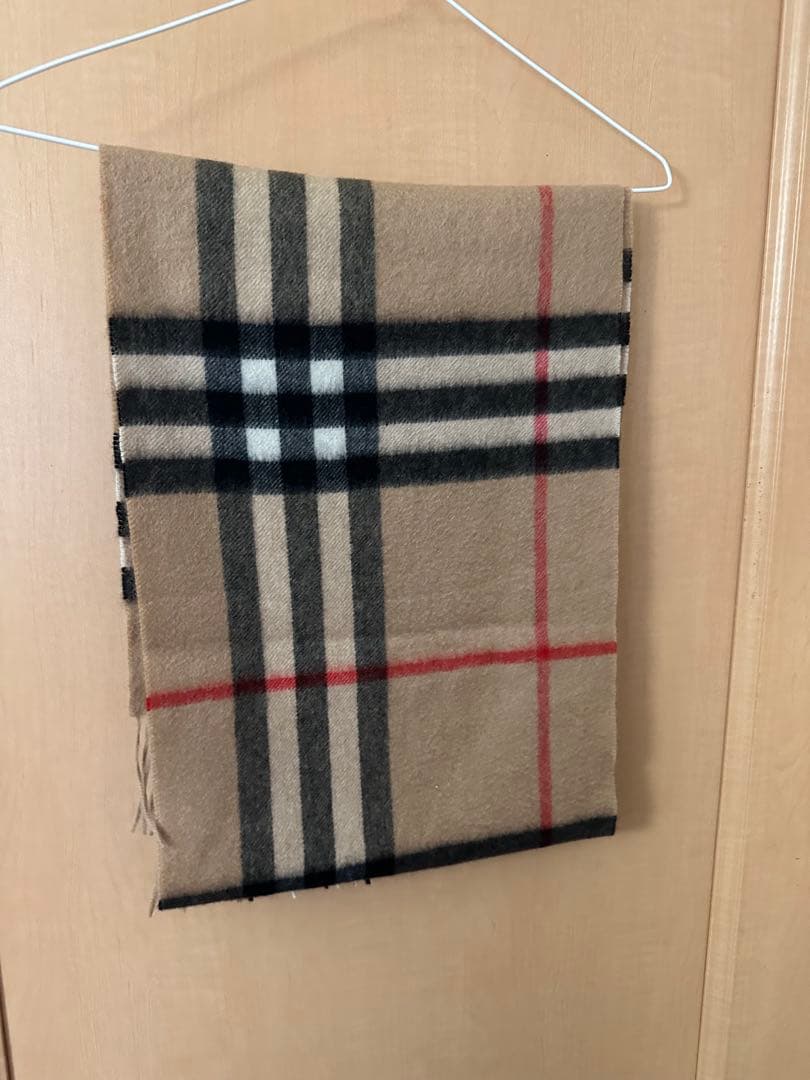 Burberry チェック柄 マフラー ウール