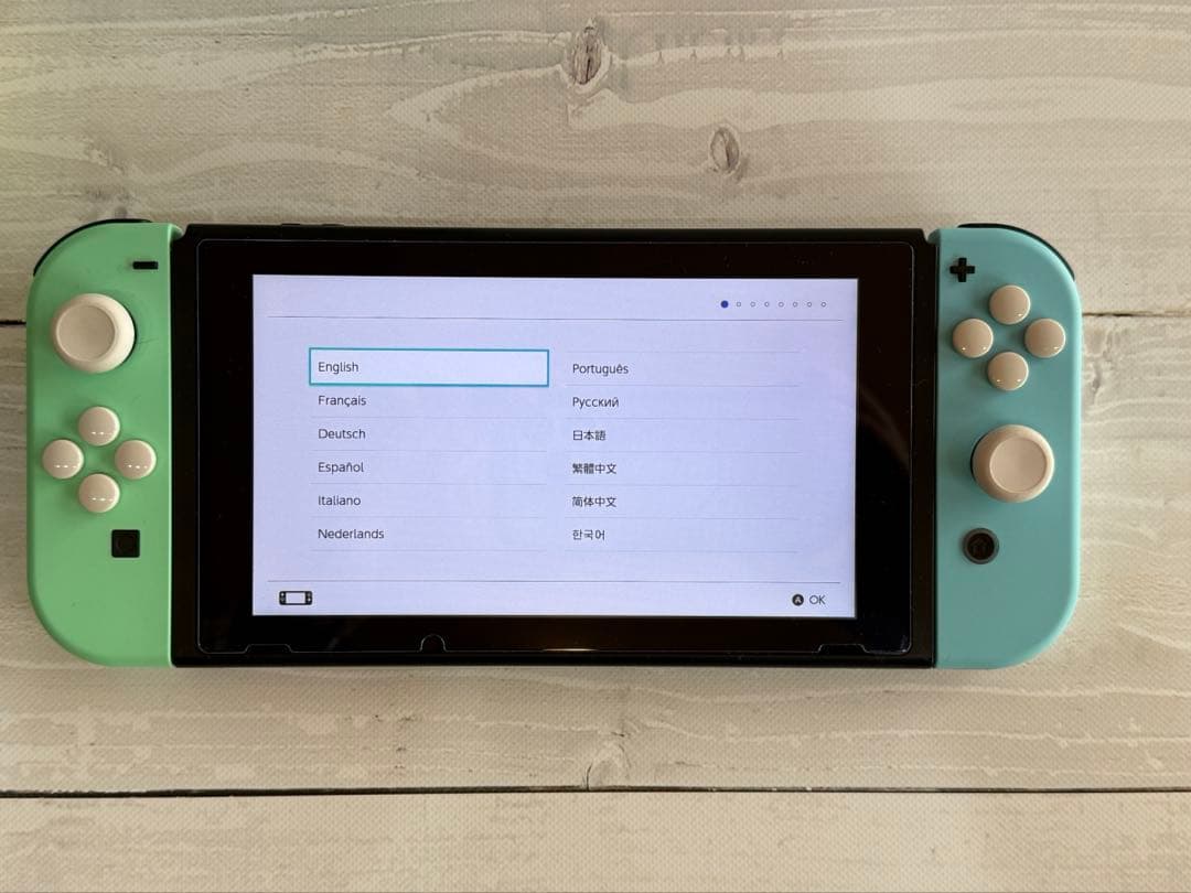 Nintendo Switch あつ森モデル 本体＋純正プロコン付き 動作確認済