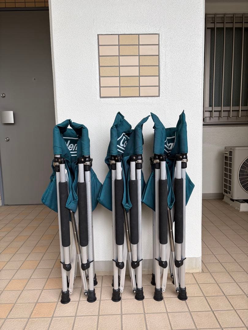 Coleman チェア ターコイズ 2脚セット