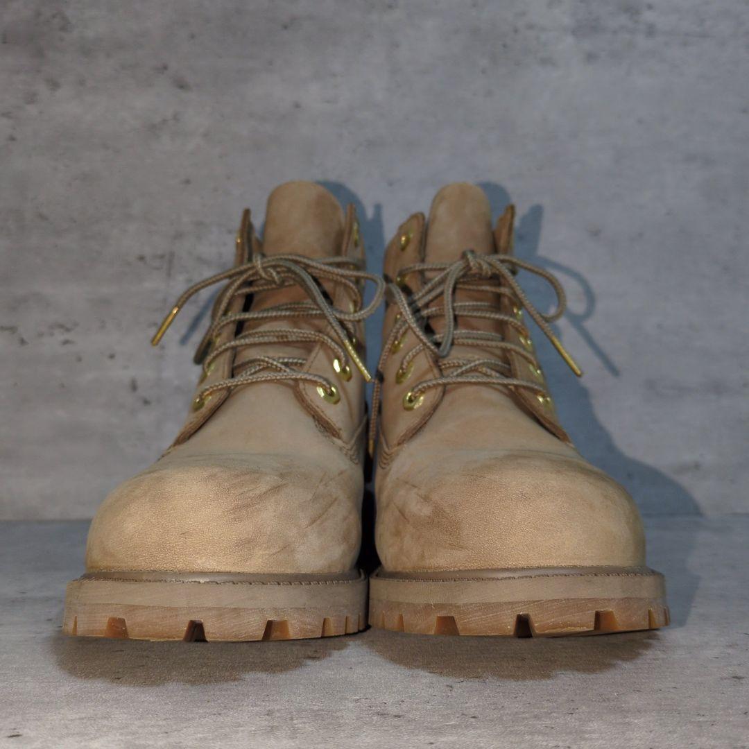 美品✨【Timberland】6インチプレミアムブーツ☆ダークベージュ☆23.5