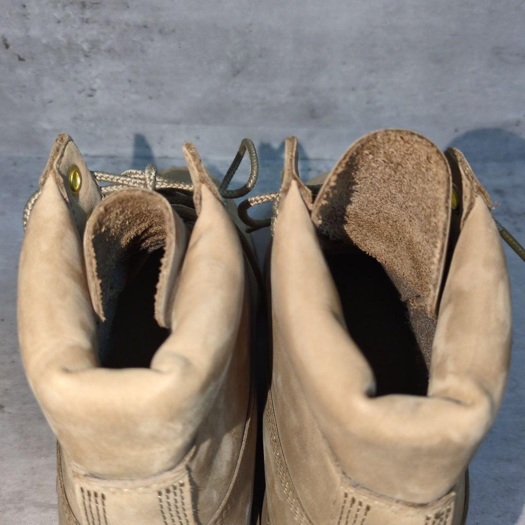 美品✨【Timberland】6インチプレミアムブーツ☆ダークベージュ☆23.5