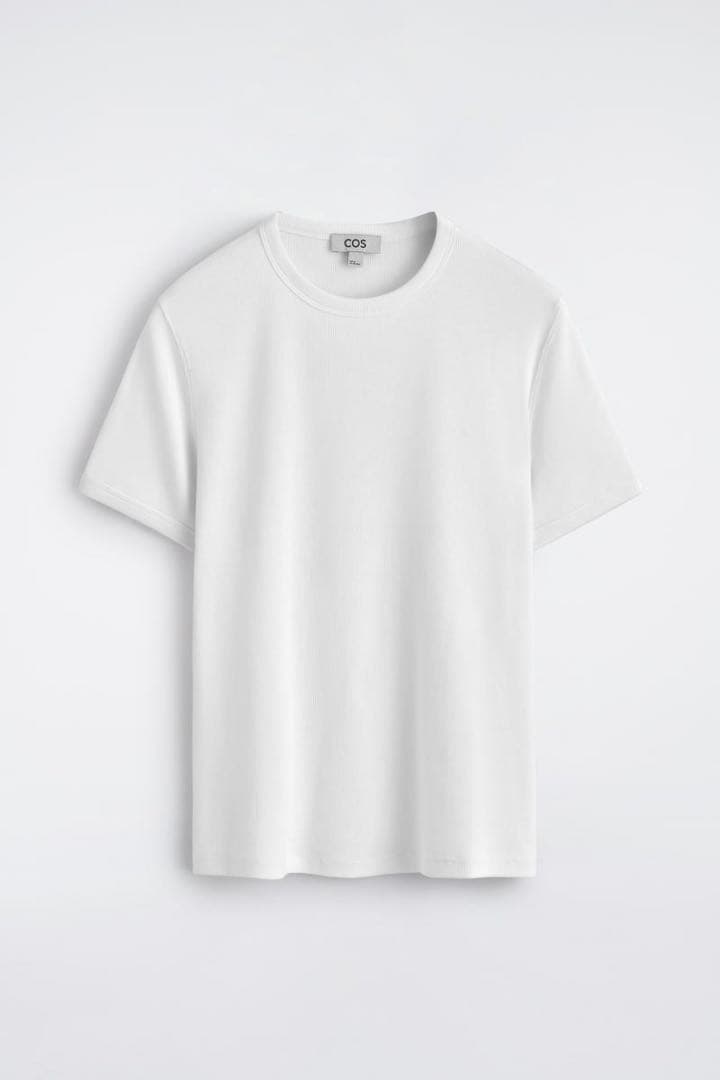 《Sサイズ 完売品》COS SLIM RIBBED スリムフィットリブ Tシャツ
