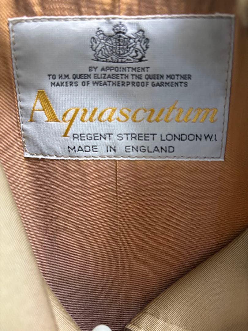 【ヴィンテージ】Aquascutumトレンチコート