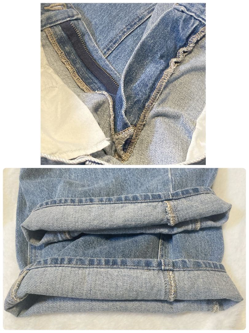 【美品】A part by コクーンデニムパンツ Mサイズ ライトブルー