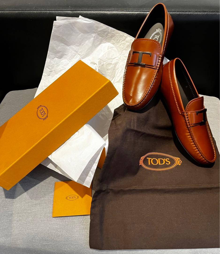 TOD’Sトッズ Tタイムレス シティゴンミーニ レザー ドライ ビングシューズ