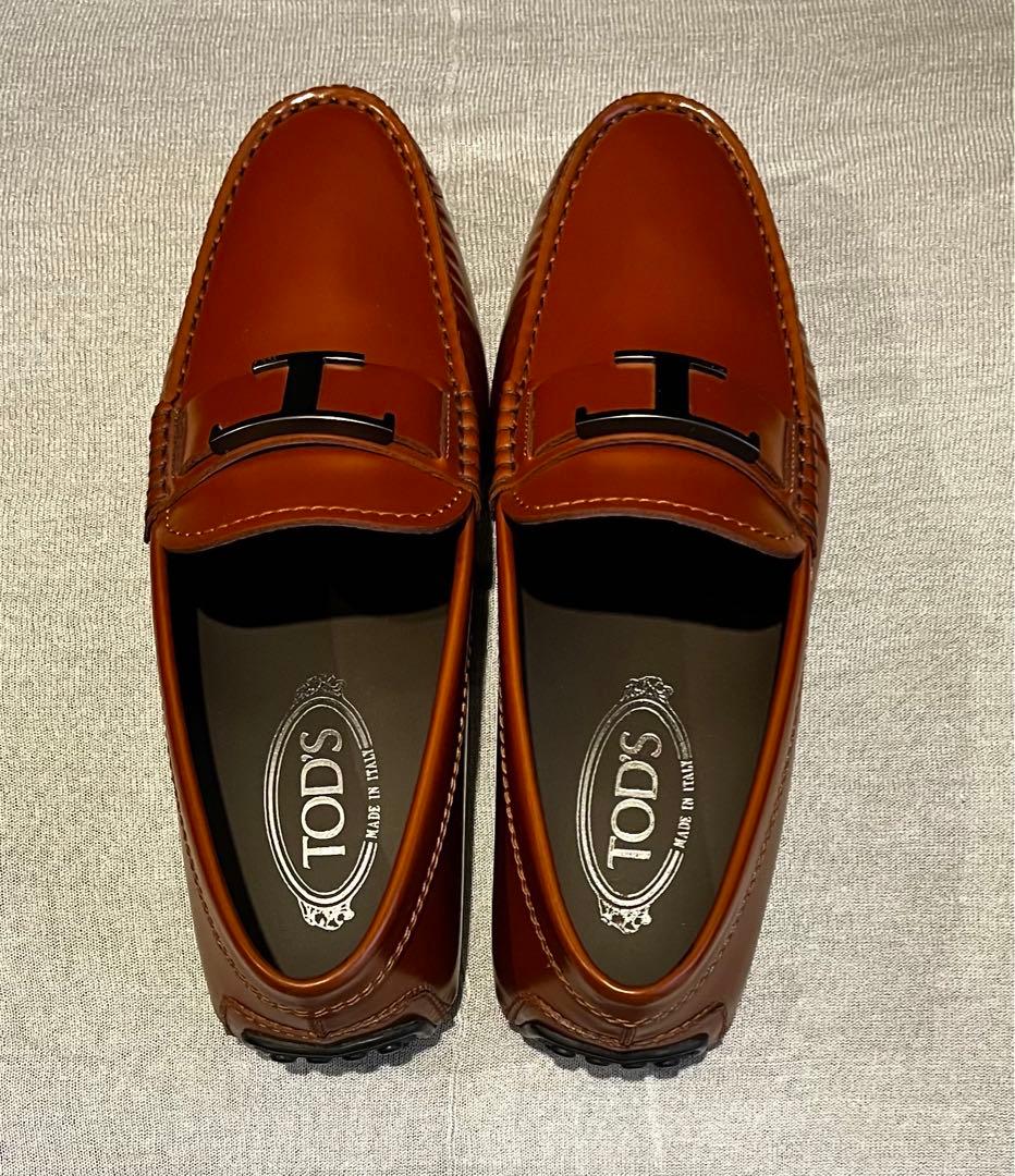 TOD’Sトッズ Tタイムレス シティゴンミーニ レザー ドライ ビングシューズ
