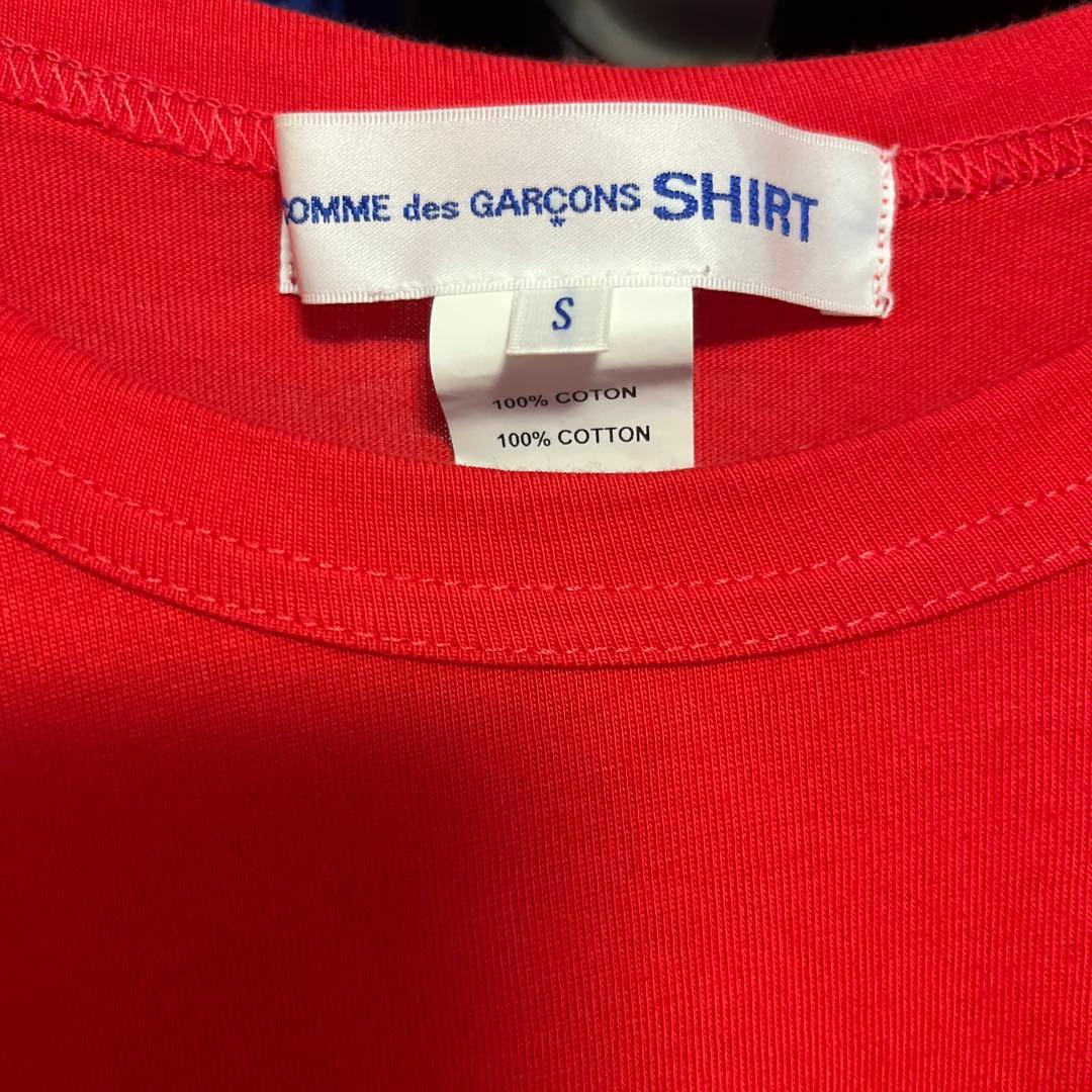 COMME des GARÇONS SHIRT Tシャツ　レッド
