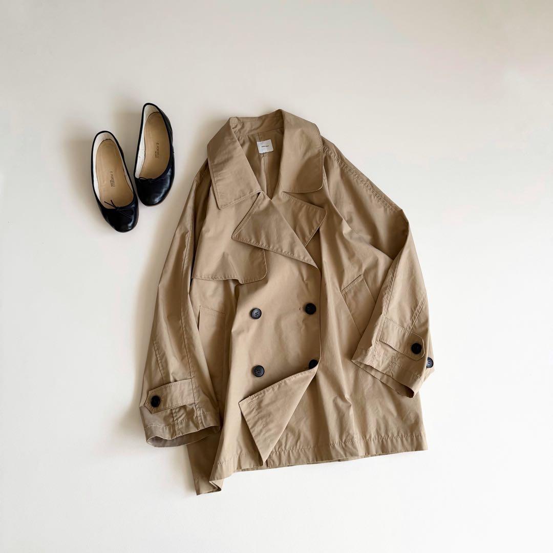 スピックアンドスパン　SpickandSpan C/Pミドル丈トレンチコート