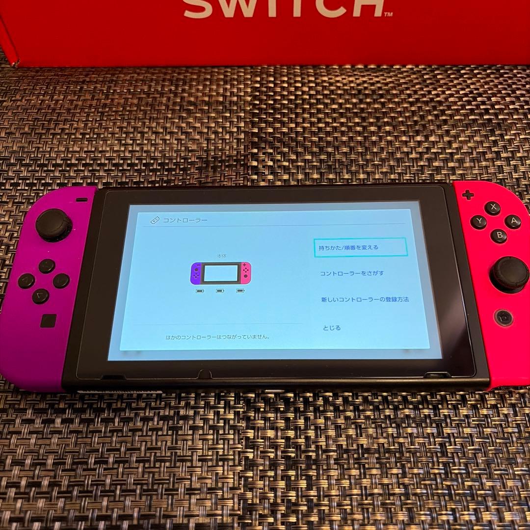 Nintendo Switch (L)ネオンパープル/(R)ネオンピンク