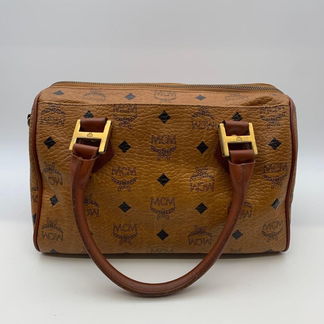 MCM エムシーエム ロゴグラム ハンドバッグ 2way ショルダーバッグ