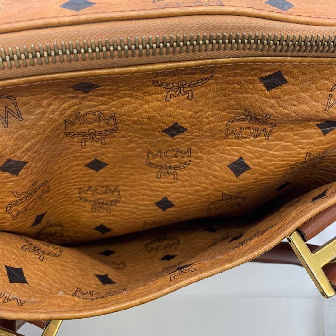 MCM エムシーエム ロゴグラム ハンドバッグ 2way ショルダーバッグ