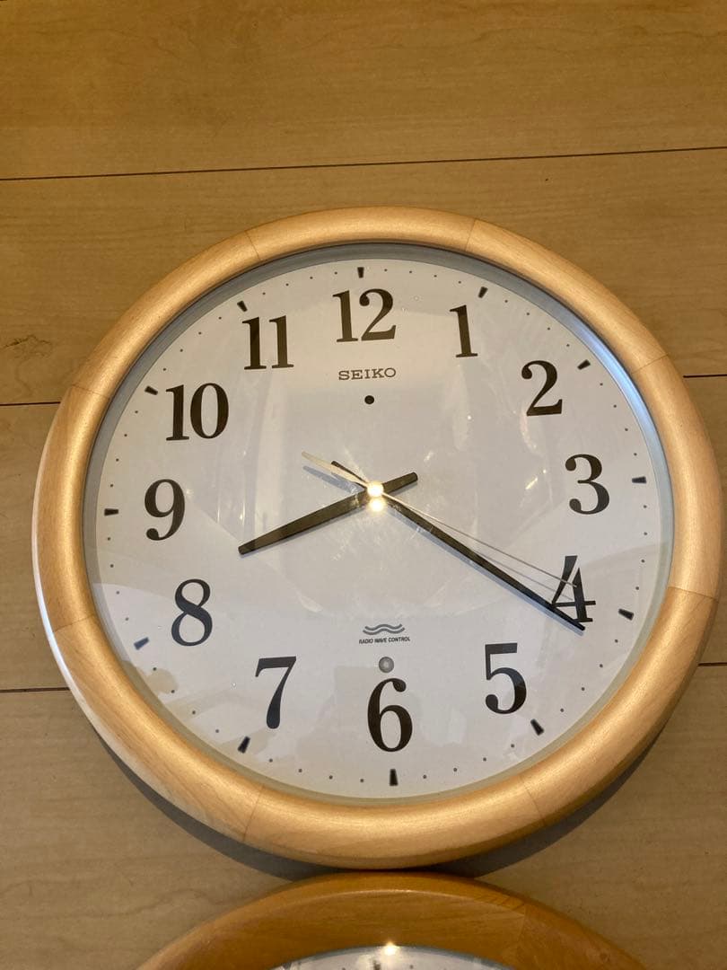 SEIKO 掛時計 大小セット ゴールド