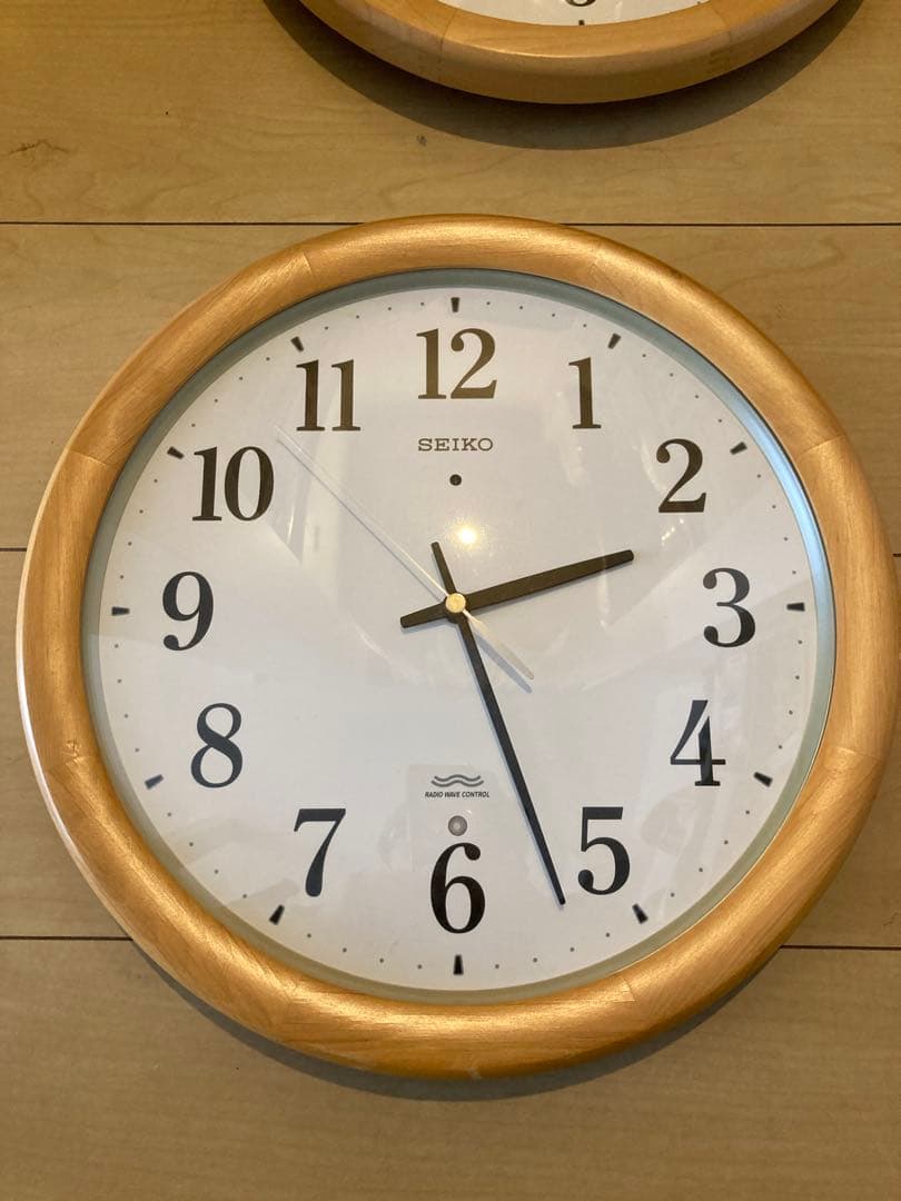 SEIKO 掛時計 大小セット ゴールド