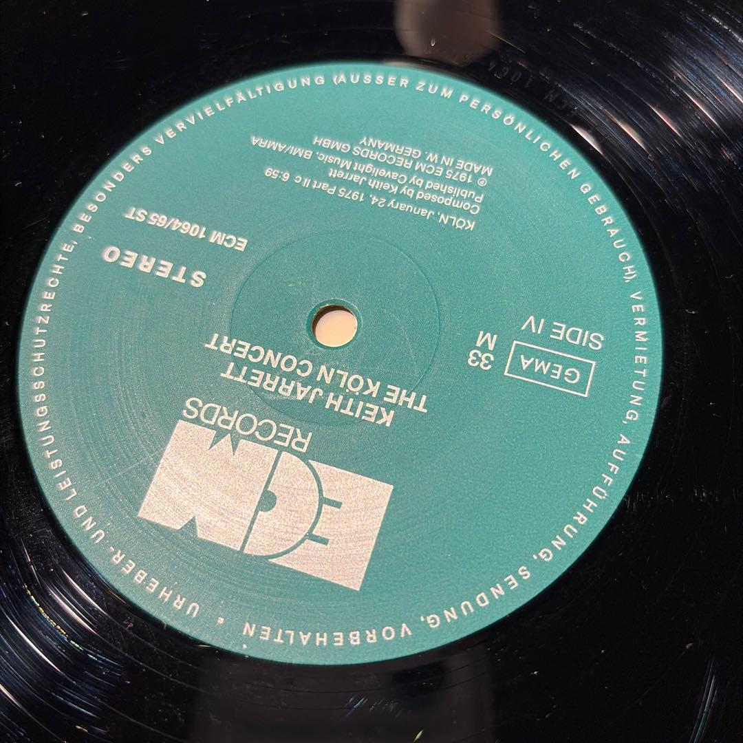 [レコード 完オリ] Keith Jarrett Köln Concert LP