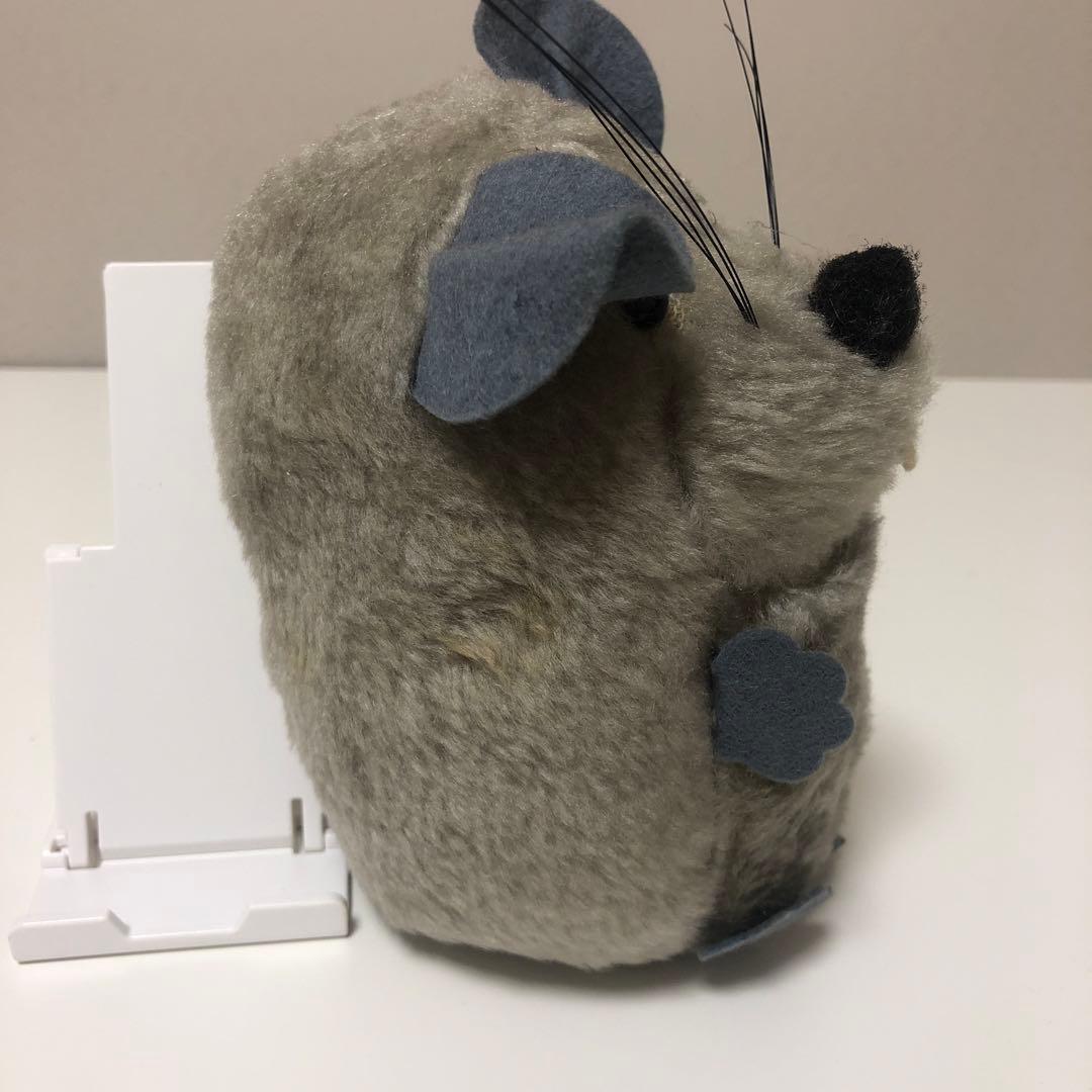 P☆ 昭和レトロ　ネズミ　マウス　ぬいぐるみ