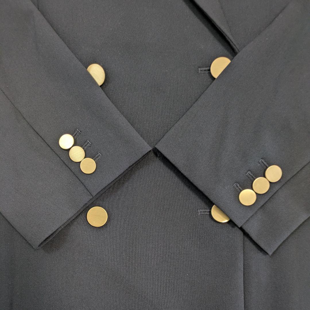 ✨美品✨ MilaOwen 金釦 ダブルブレストロングブレザー 紺ブレ 金ボタン