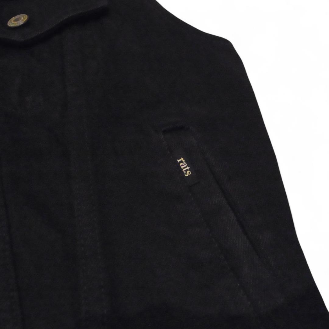 Size【L】RATS ラッツ WAY OF LIFEデニム ベスト ブラック黒
