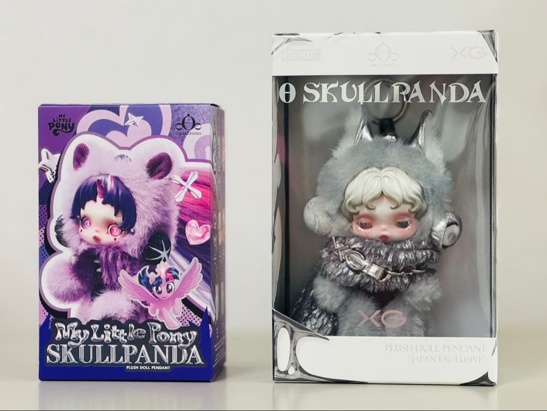 ◾️SKULL PANDA XGコラボ ぬいぐるみ マイリトルポニー　２個セット