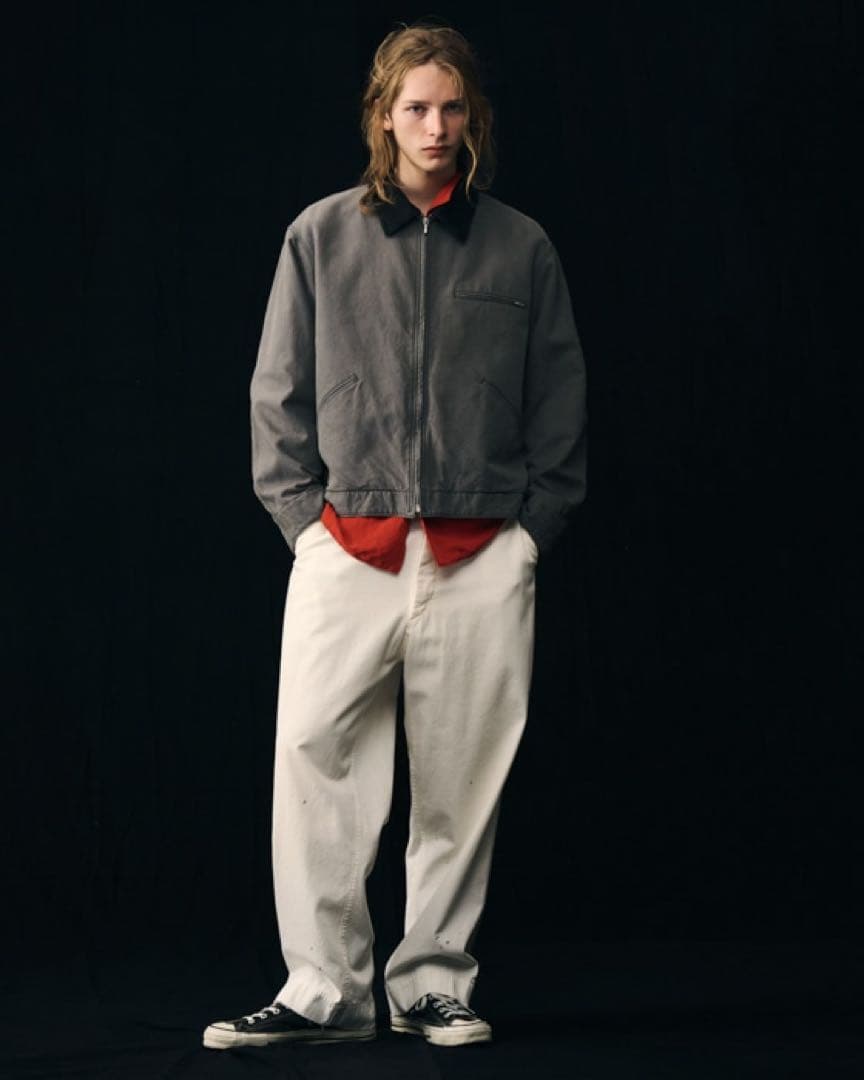 アプレッセ Vintage Silk Cotton Detroit Jacket