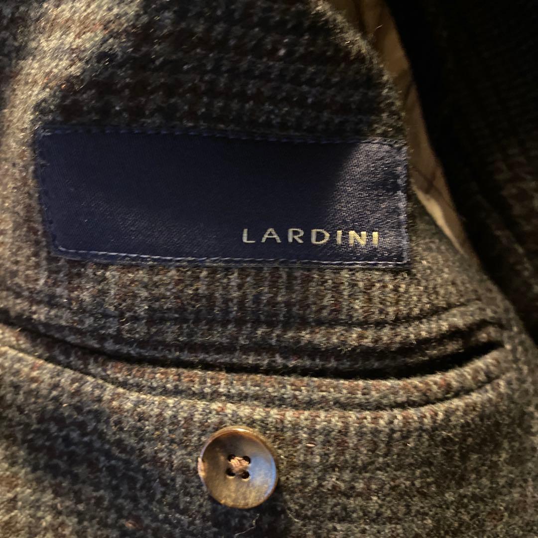 Lardini チェック柄 テーラードジャケット