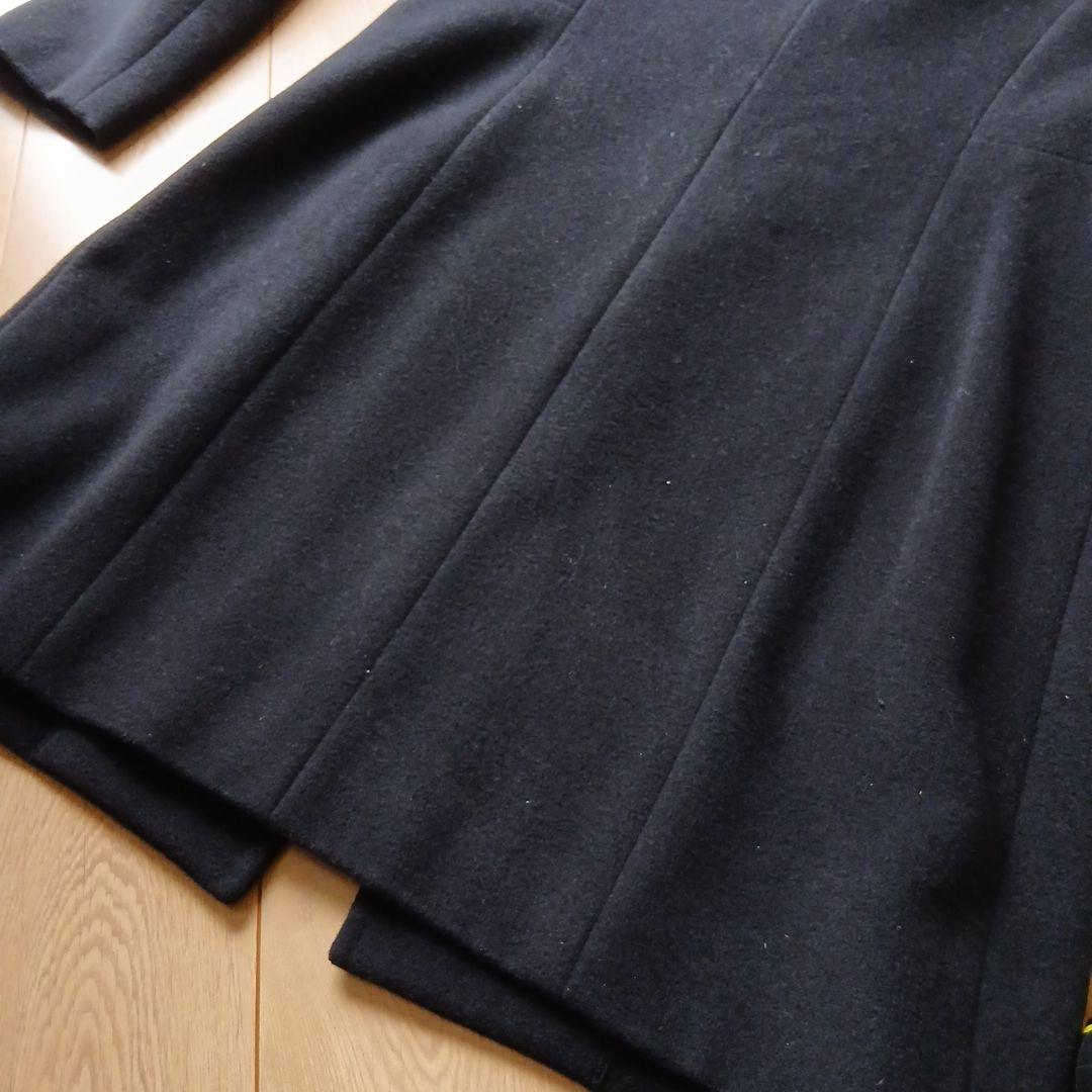 DAKS ロングコート サイズ40 ダークブルー