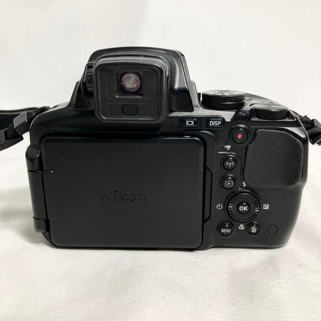 ニコン COOLPIX P900 ロゴ ストラップ 一眼レフ カメラ 黒 写真