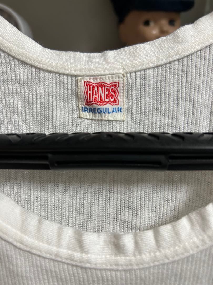 40s- 50s ビンテージ　Hanes ホワイト タンクトップ