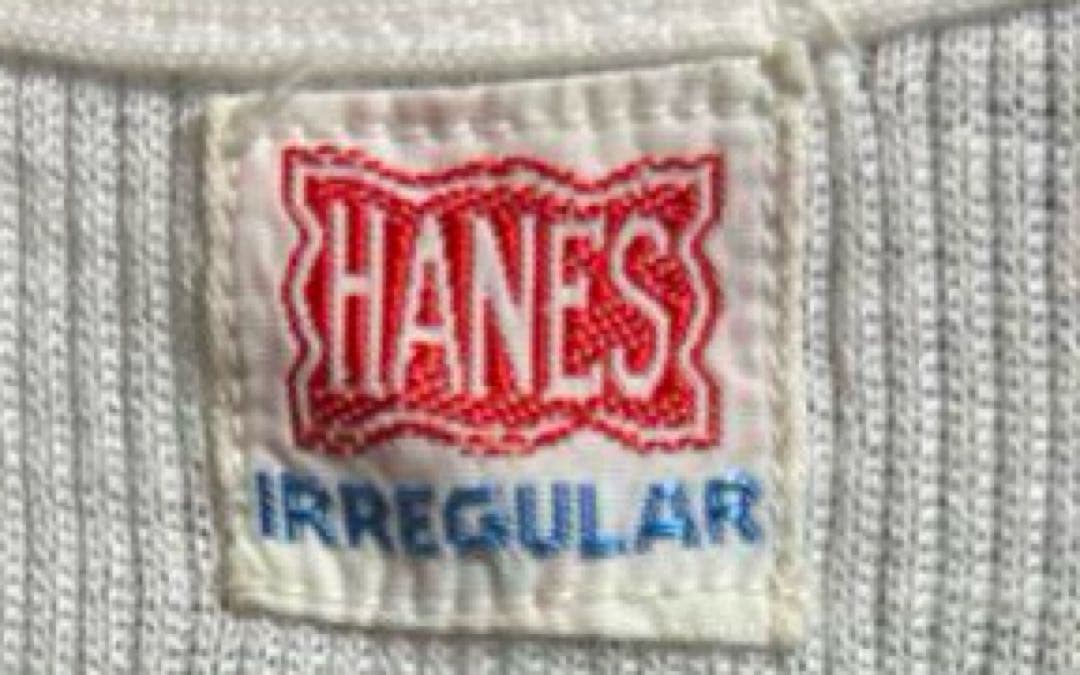 40s- 50s ビンテージ　Hanes ホワイト タンクトップ