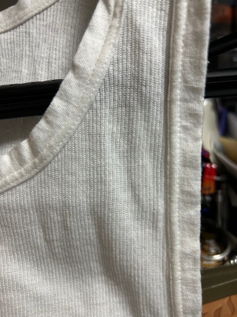 40s- 50s ビンテージ　Hanes ホワイト タンクトップ